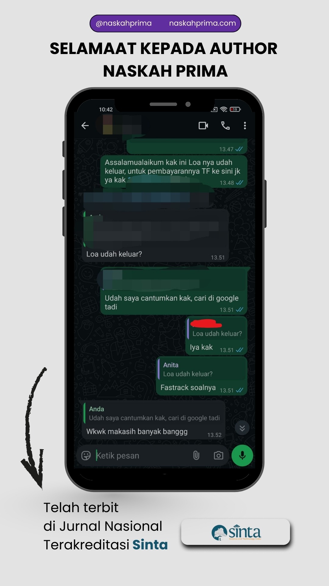 Testimoni Klien Naskah Prima