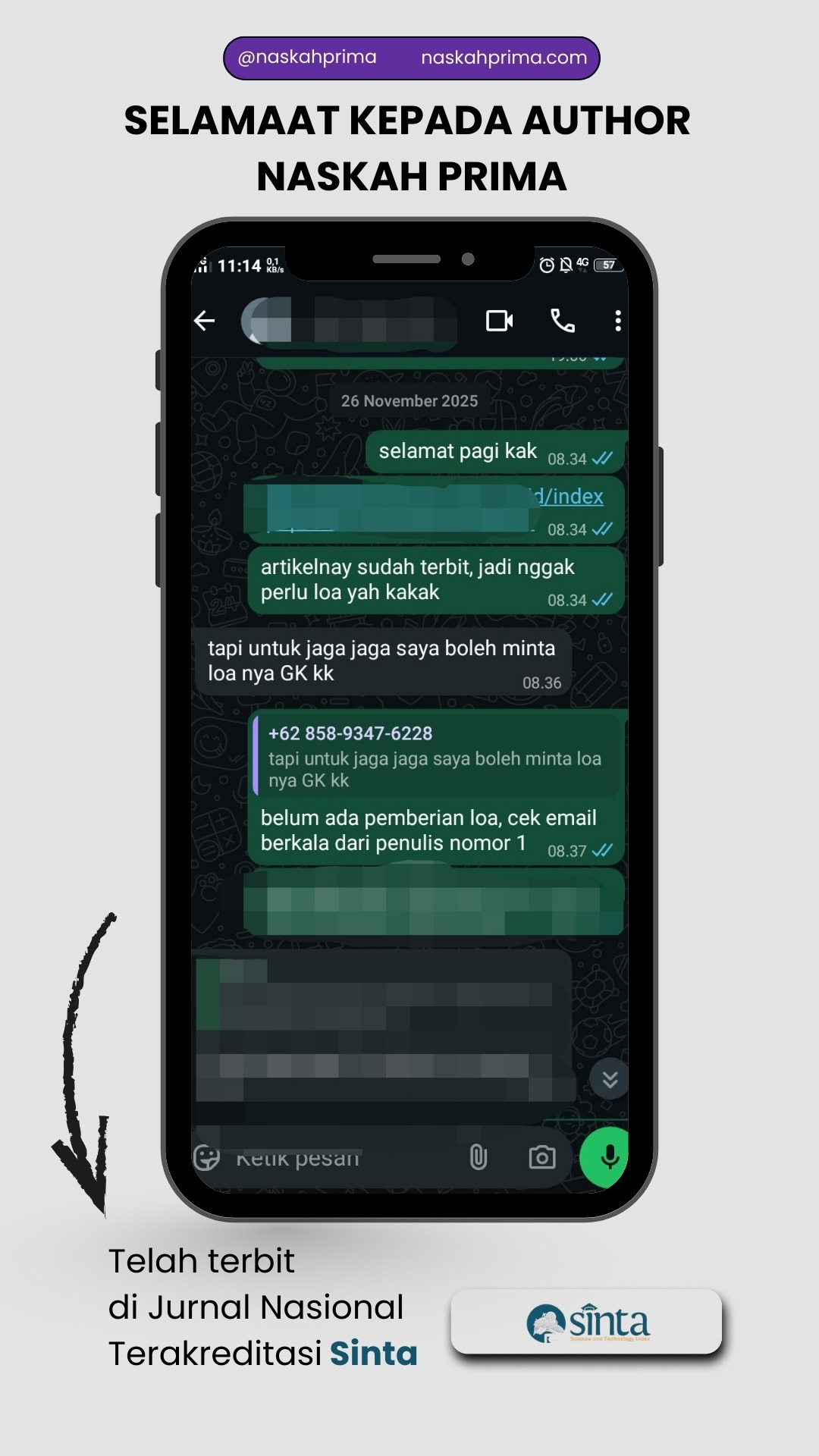 Testimoni Klien Naskah Prima